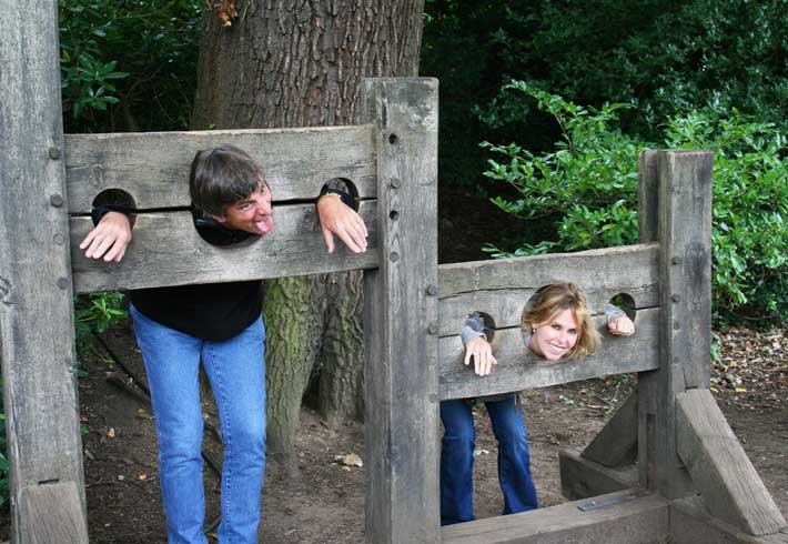 Stocks at Warwick Castle